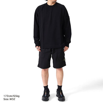 STONE ISLAND ストーンアイランド ガーメントダイ ストレッチコットン バミューダショートパンツ K1S15L100009 S0003 **