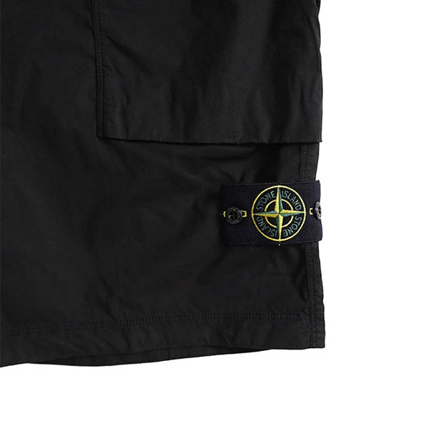STONE ISLAND ストーンアイランド ガーメントダイ ストレッチコットン バミューダショートパンツ K1S15L100009 S0003 **