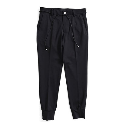 EMMETI エンメティ ALESSIO ネオプレン ストレッチ テーパード ジョガーパンツ