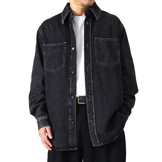 Acne Studios アクネストゥディオズ オーバーサイズ ブラックデニムシャツ FN-UX-SHIR000038