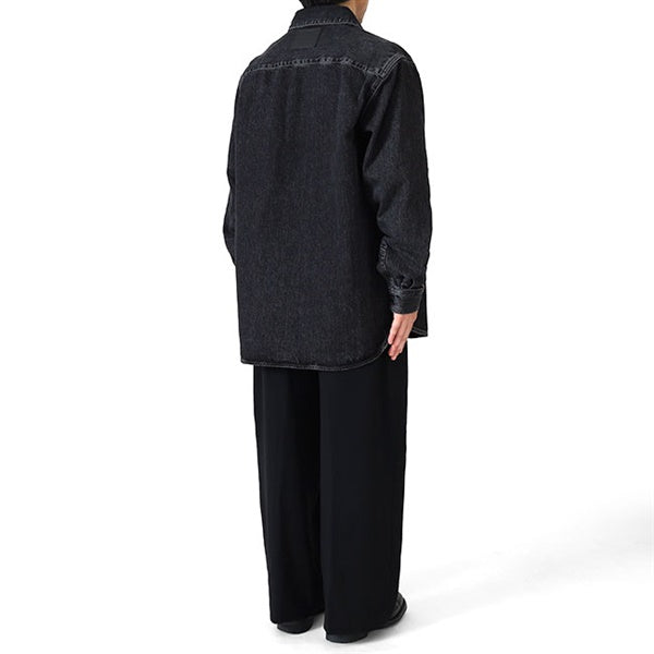 Acne Studios アクネストゥディオズ オーバーサイズ ブラックデニムシャツ FN-UX-SHIR000038