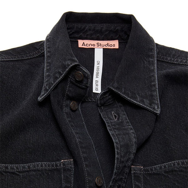 Acne Studios アクネストゥディオズ オーバーサイズ ブラックデニムシャツ FN-UX-SHIR000038