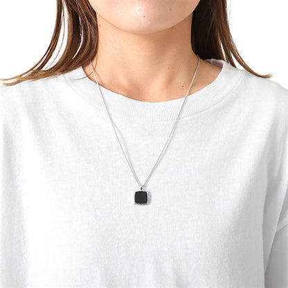 TOMWOOD トムウッド Cushion Pendant Onyx-21.5 クッション ペンダント オニキス ネックレス 100362 **