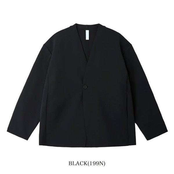 CFCL シーエフシーエル MILAN COLLARLESS DOUBLE BREASTED BOXY JACKET ミラノリブ ノーカラージャケット
