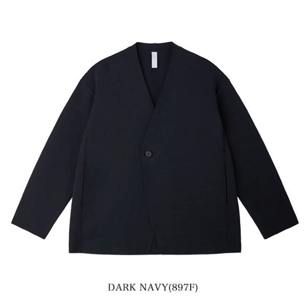CFCL シーエフシーエル MILAN COLLARLESS DOUBLE BREASTED BOXY JACKET ミラノリブ ノーカラージャケット