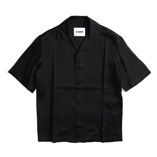 JIL SANDER WARDROBE ジルサンダー ワードローブ ボックスプリーツ オープンカラーシャツ J23DL0107 J65022