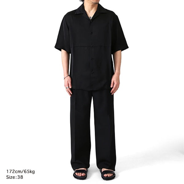 JIL SANDER WARDROBE ジルサンダー ワードローブ ボックスプリーツ オープンカラーシャツ J23DL0107 J65022