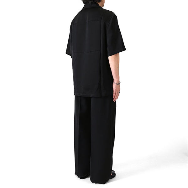 JIL SANDER WARDROBE ジルサンダー ワードローブ ボックスプリーツ オープンカラーシャツ J23DL0107 J65022