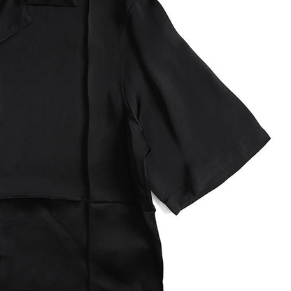 JIL SANDER WARDROBE ジルサンダー ワードローブ ボックスプリーツ オープンカラーシャツ J23DL0107 J65022