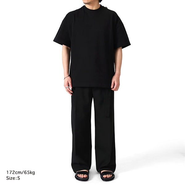 JIL SANDER ジルサンダー ヘビーコットン ショルダーロゴ Tシャツ J22GC0195 J20244