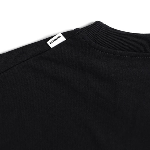 JIL SANDER ジルサンダー ヘビーコットン ショルダーロゴ Tシャツ J22GC0195 J20244