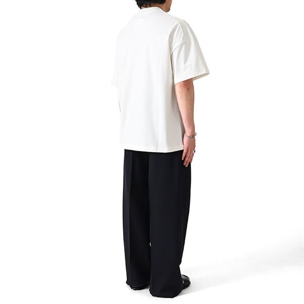 JIL SANDER ジルサンダー ヘビーコットン ショルダーロゴ Tシャツ J22GC0195 J20244