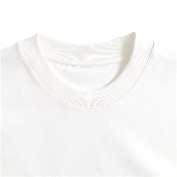 JIL SANDER ジルサンダー ヘビーコットン ショルダーロゴ Tシャツ J22GC0195 J20244