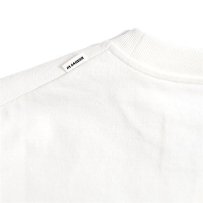 JIL SANDER ジルサンダー ヘビーコットン ショルダーロゴ Tシャツ J22GC0195 J20244