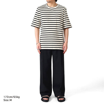 JIL SANDER+ ジルサンダープラス ボーダー Tシャツ J47GC0109 J46497