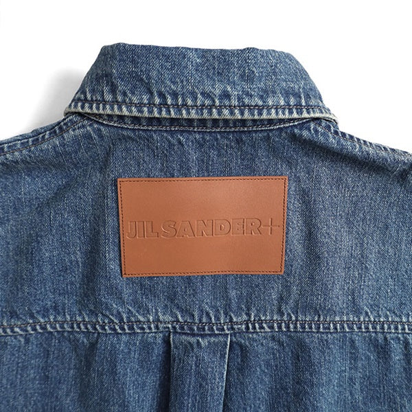 JIL SANDER+ ジルサンダープラス オーバーサイズ ブリーチデニムシャツ J47DL0168 J45291