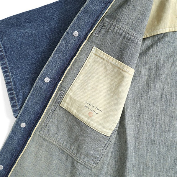 JIL SANDER+ ジルサンダープラス オーバーサイズ ブリーチデニムシャツ J47DL0168 J45291