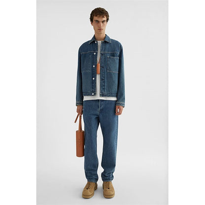 JIL SANDER+ ジルサンダープラス ウォッシュドブリーチ レギュラーデニムパンツ J47KA0266 J45291