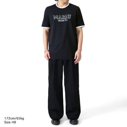 MARNI マルニ ロゴ トリムTシャツ HUMU0198MP USCY91