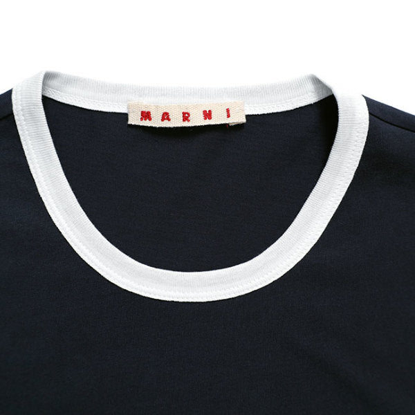 MARNI マルニ ロゴ トリムTシャツ HUMU0198MP USCY91