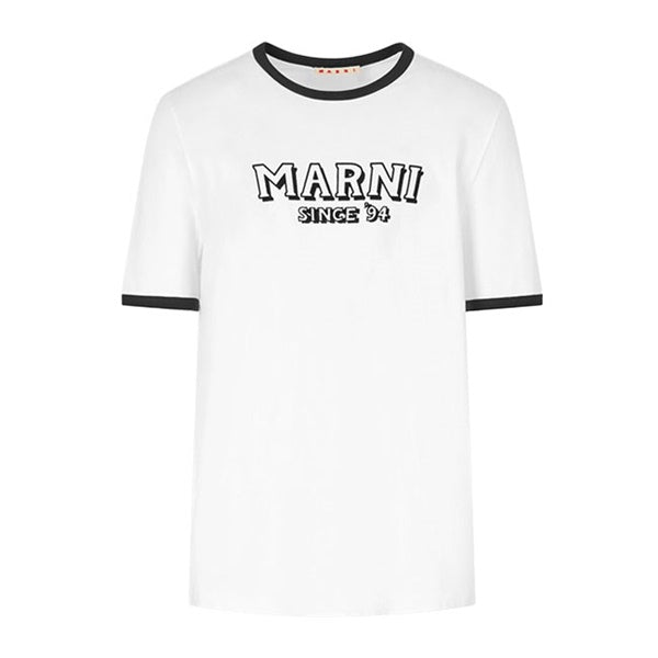 MARNI マルニ ロゴ トリムTシャツ HUMU0198MP USCY91