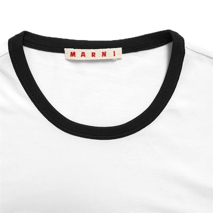MARNI マルニ ロゴ トリムTシャツ HUMU0198MP USCY91