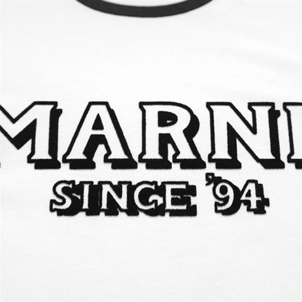 MARNI マルニ ロゴ トリムTシャツ HUMU0198MP USCY91