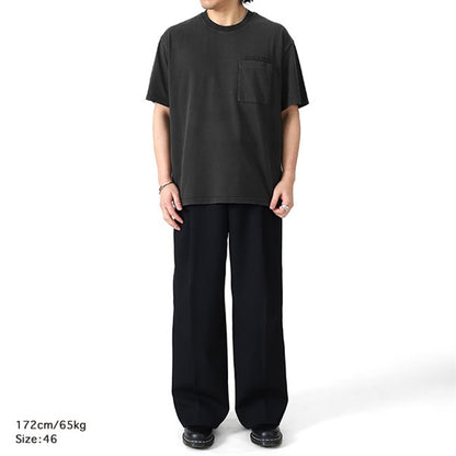 MARNI マルニ Marniパッチ ガーメントダイ 胸ポケット Tシャツ HUMU0358GX USCY94