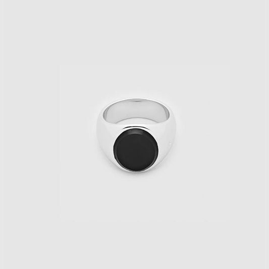 TOMWOOD トムウッド Oval Black Onyx オーバル ブラックオニキス リング 100807 **