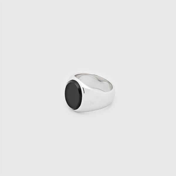 TOMWOOD トムウッド Oval Black Onyx オーバル ブラックオニキス リング 100807 **
