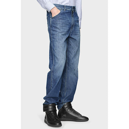 Maison Margiela STAINED DENIM TROUSERS S50LA0252 M30021