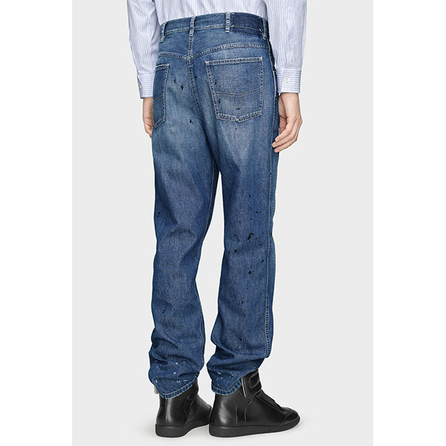 Maison Margiela STAINED DENIM TROUSERS S50LA0252 M30021