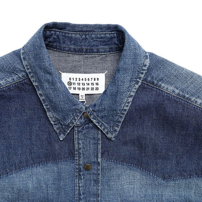 Maison Margiela BICOLOR DENIM SHIRT S50DT0084 M30021