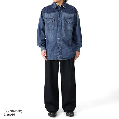 Maison Margiela BICOLOR DENIM SHIRT S50DT0084 M30021