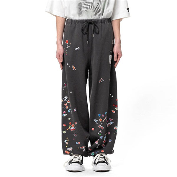 Maison MIHARA YASUHIRO メゾンミハラヤスヒロ キッズステッカープリント スウェットパンツ J16PT732
