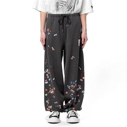 Maison MIHARA YASUHIRO メゾンミハラヤスヒロ キッズステッカープリント スウェットパンツ J16PT732