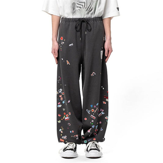 Maison MIHARA YASUHIRO メゾンミハラヤスヒロ キッズステッカープリント スウェットパンツ J16PT732