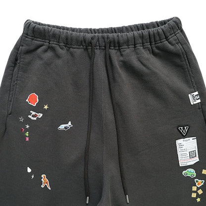 Maison MIHARA YASUHIRO メゾンミハラヤスヒロ キッズステッカープリント スウェットパンツ J16PT732