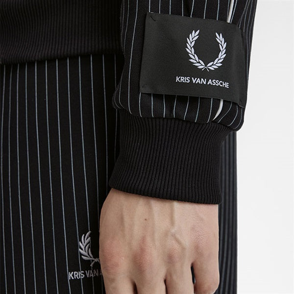 FRED PERRY x KRIS VAN ASSCHE フレッドペリー クリスヴァンアッシュ ピンストライプ トラックジャケット SJ2100