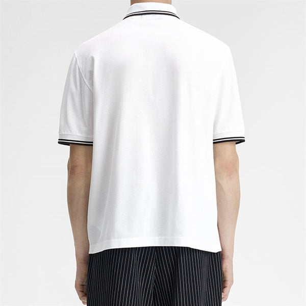 FRED PERRY x KRIS VAN ASSCHE フレッドペリー クリスヴァンアッシュ ネクタイ付き ピケシャツ SM2110