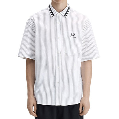 FRED PERRY x KRIS VAN ASSCHE フレッドペリー クリスヴァンアッシュ ピンストライプ シャツ SM2111