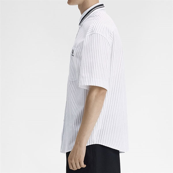 FRED PERRY x KRIS VAN ASSCHE フレッドペリー クリスヴァンアッシュ ピンストライプ シャツ SM2111