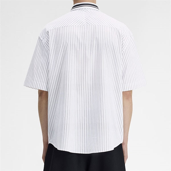 FRED PERRY x KRIS VAN ASSCHE フレッドペリー クリスヴァンアッシュ ピンストライプ シャツ SM2111