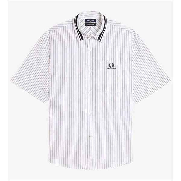 FRED PERRY x KRIS VAN ASSCHE フレッドペリー クリスヴァンアッシュ ピンストライプ シャツ SM2111