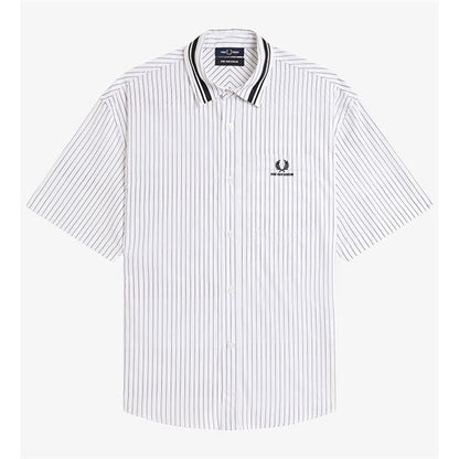 FRED PERRY x KRIS VAN ASSCHE フレッドペリー クリスヴァンアッシュ ピンストライプ シャツ SM2111