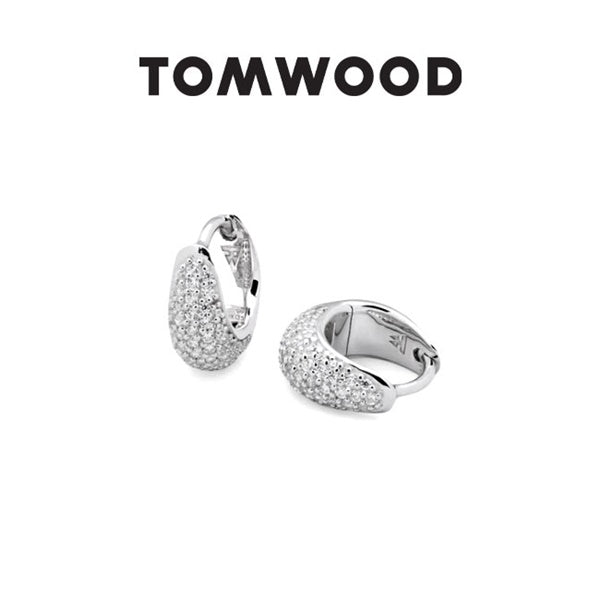 TOMWOOD トムウッド Ice Huggies Pave アイス ハギー ピアス 100525 **