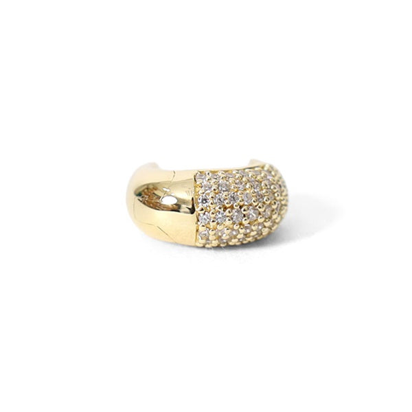TOMWOOD トムウッド Ice Huggies Pave Gold アイス ハギー ピアス 100527 **