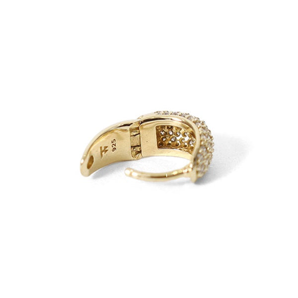 TOMWOOD トムウッド Ice Huggies Pave Gold アイス ハギー ピアス 100527 **