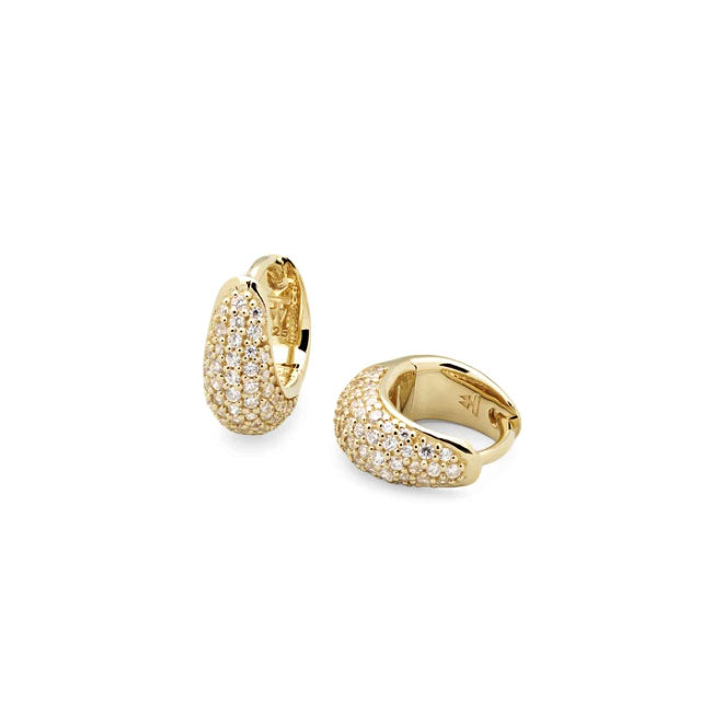 TOMWOOD Ice Huggies Pave Gold 100527 **