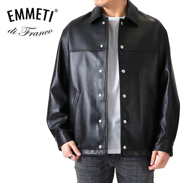 EMMETI エンメティ AMADEUS アマデウス レザーコーチジャケット SP LAMB SKIN NAPPA レザージャケット